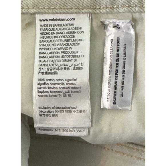 Calvin Klein Shorts Mens 36 Cut Offs Jean‎ Shorts - Picture 7 of 9